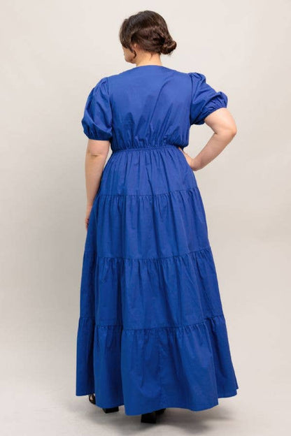 Blue Magnolia Maxi - Curvy