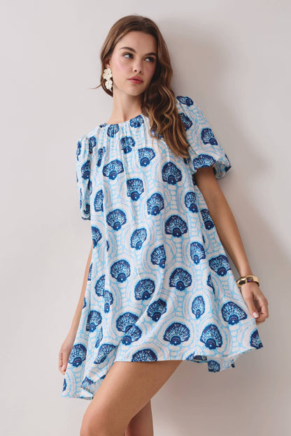 Blue Tide Swing Dress