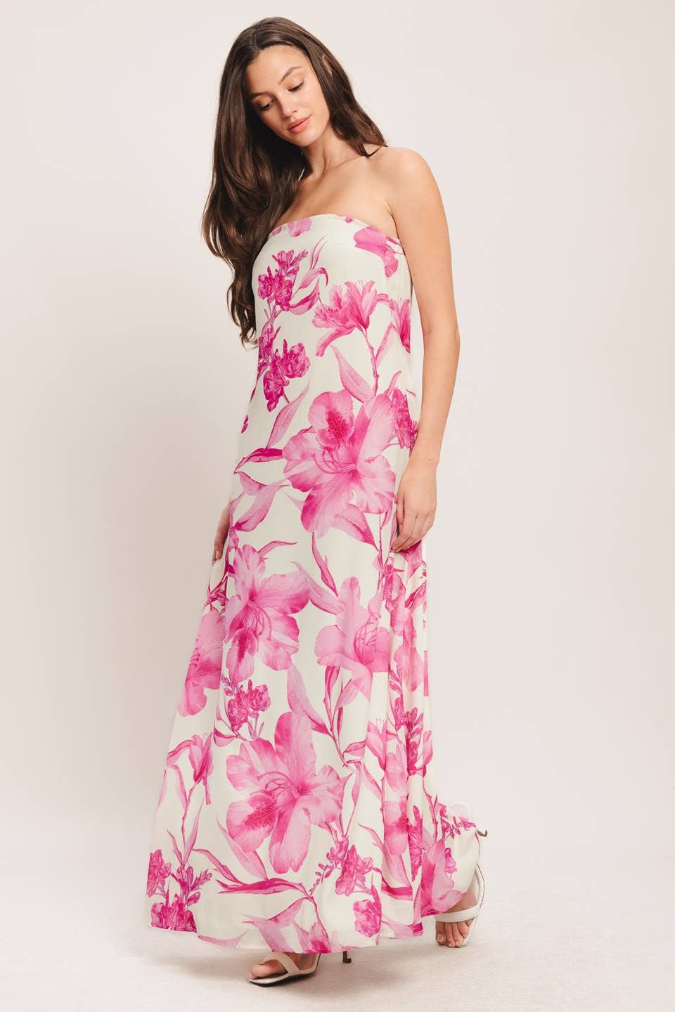 Island in Bloom Ankle Dress