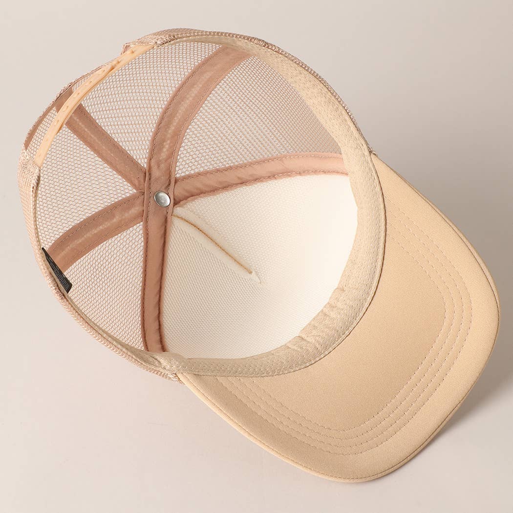 Spooky Ghost Printed Halloween Trucker Hat