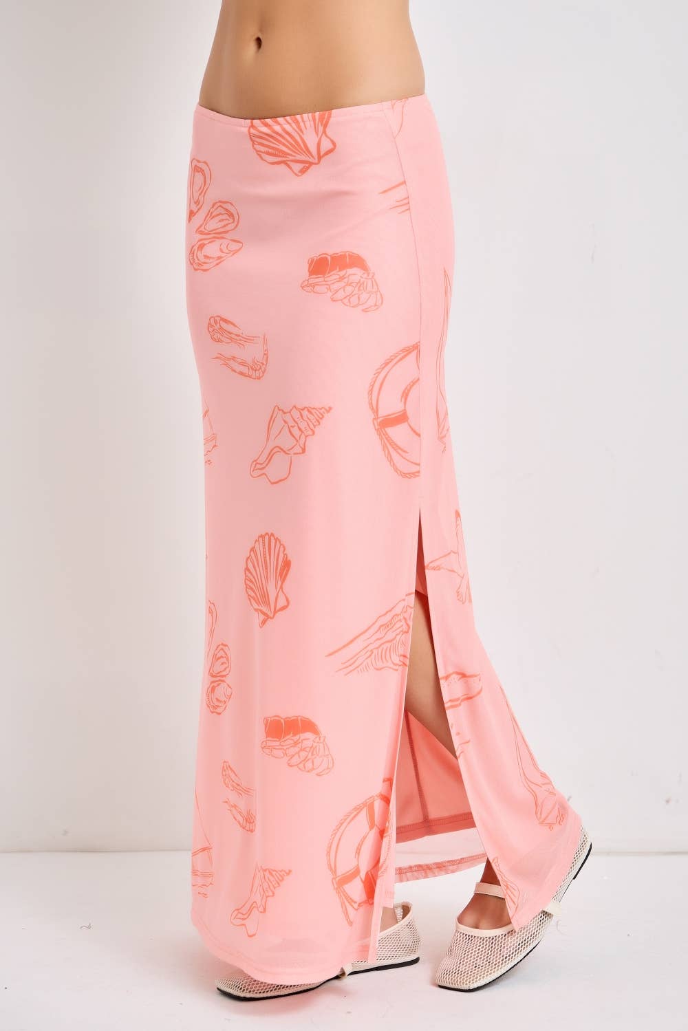SEA LIFE MIDI SKIRT