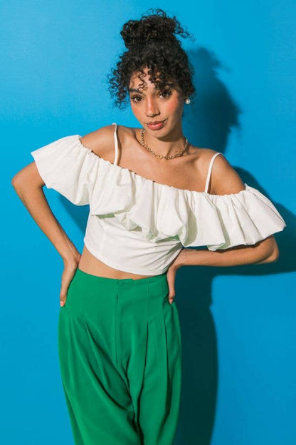 A solid woven top-IT12101