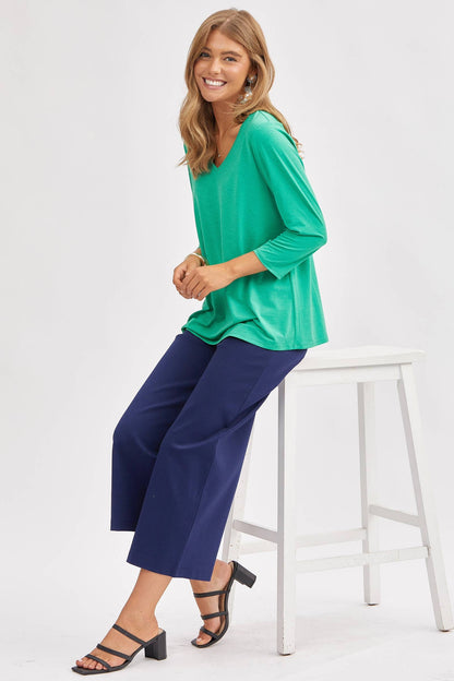 Classic Wrinkle-Free V-Neck Top SD-VNECK