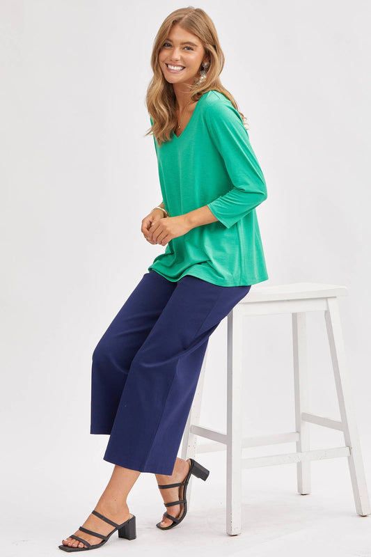 Classic Wrinkle-Free V-Neck Top SD-VNECK