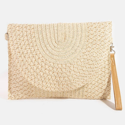 Tight Woven Envelope Clutch Bag