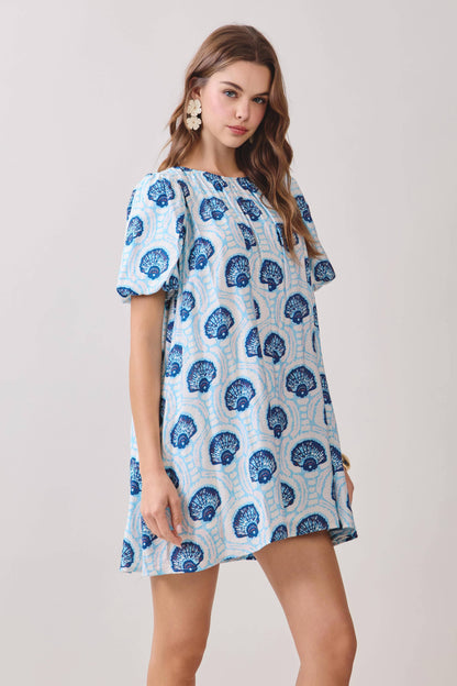 Blue Tide Swing Dress