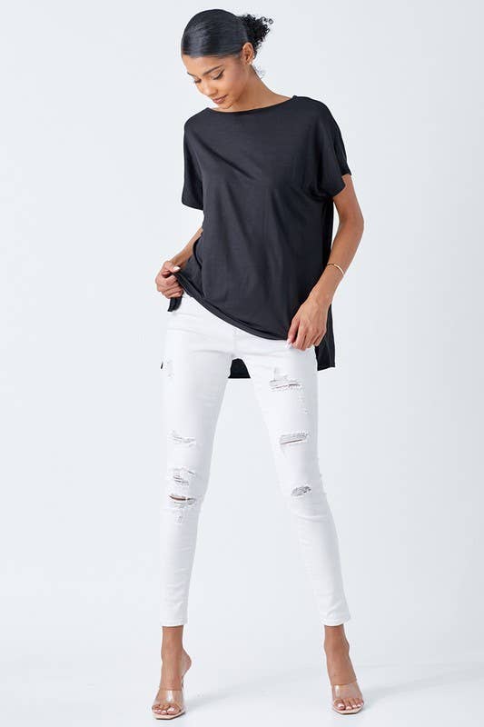 SHORT SLEEVE PIKO TOP
