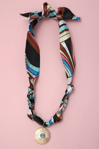 HANDMADE SCARF CHARM NECKLACE | 80N91790