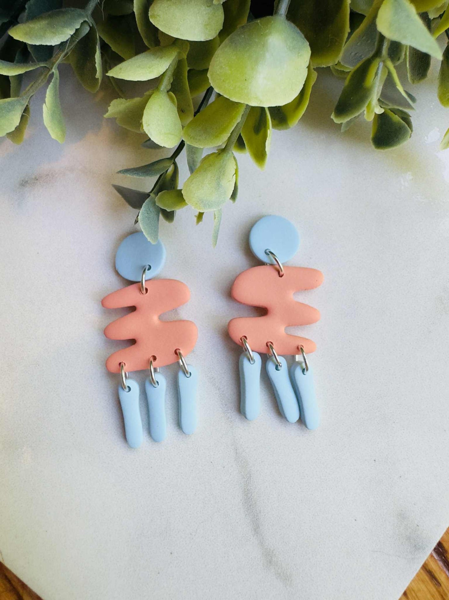 Bohemian Collection Unique Handmade Clay Earrings