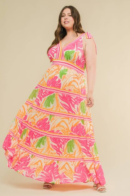 The Palm Beach Maxi Dress - Curvy