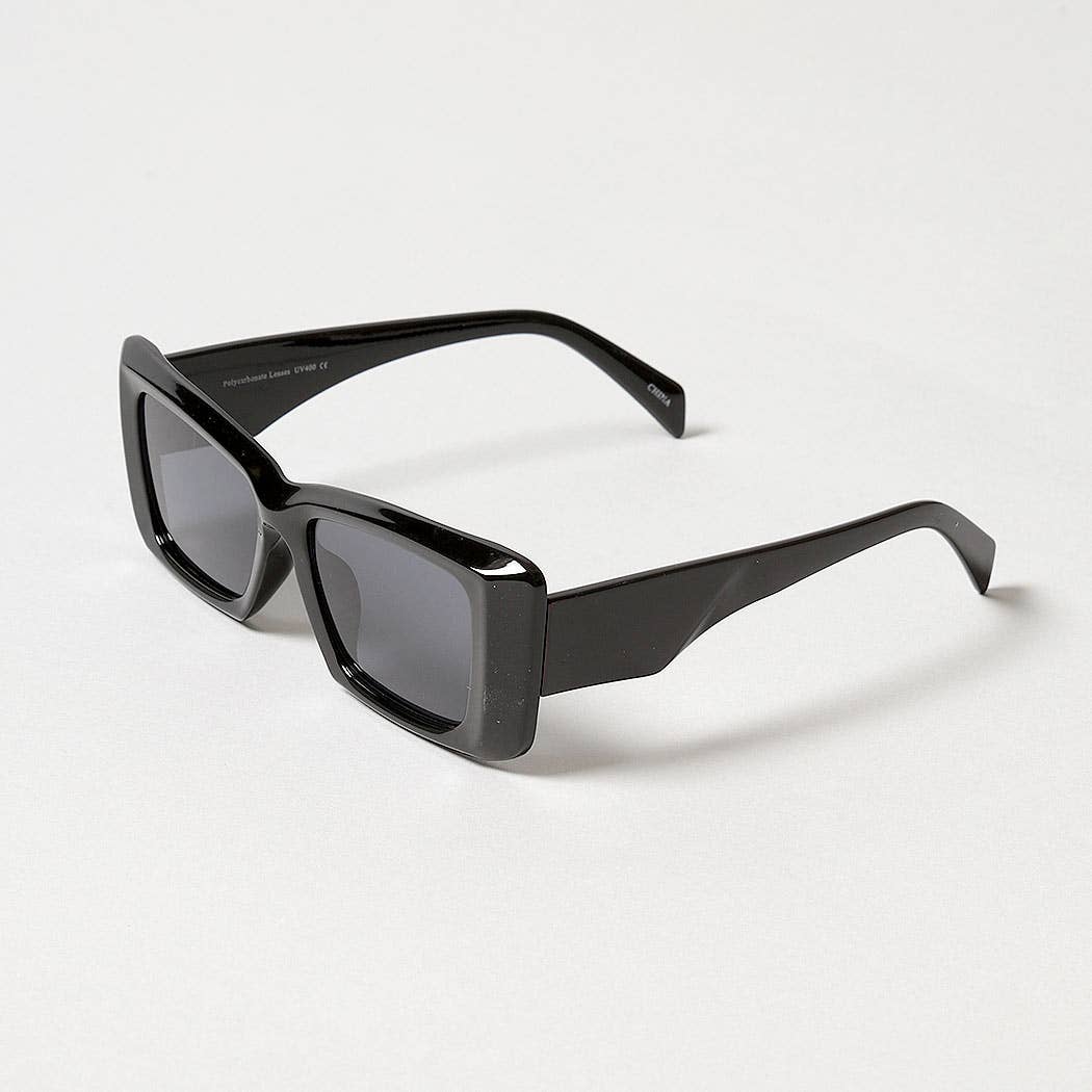 Women's Bold Rectangular Frame Sunglasses