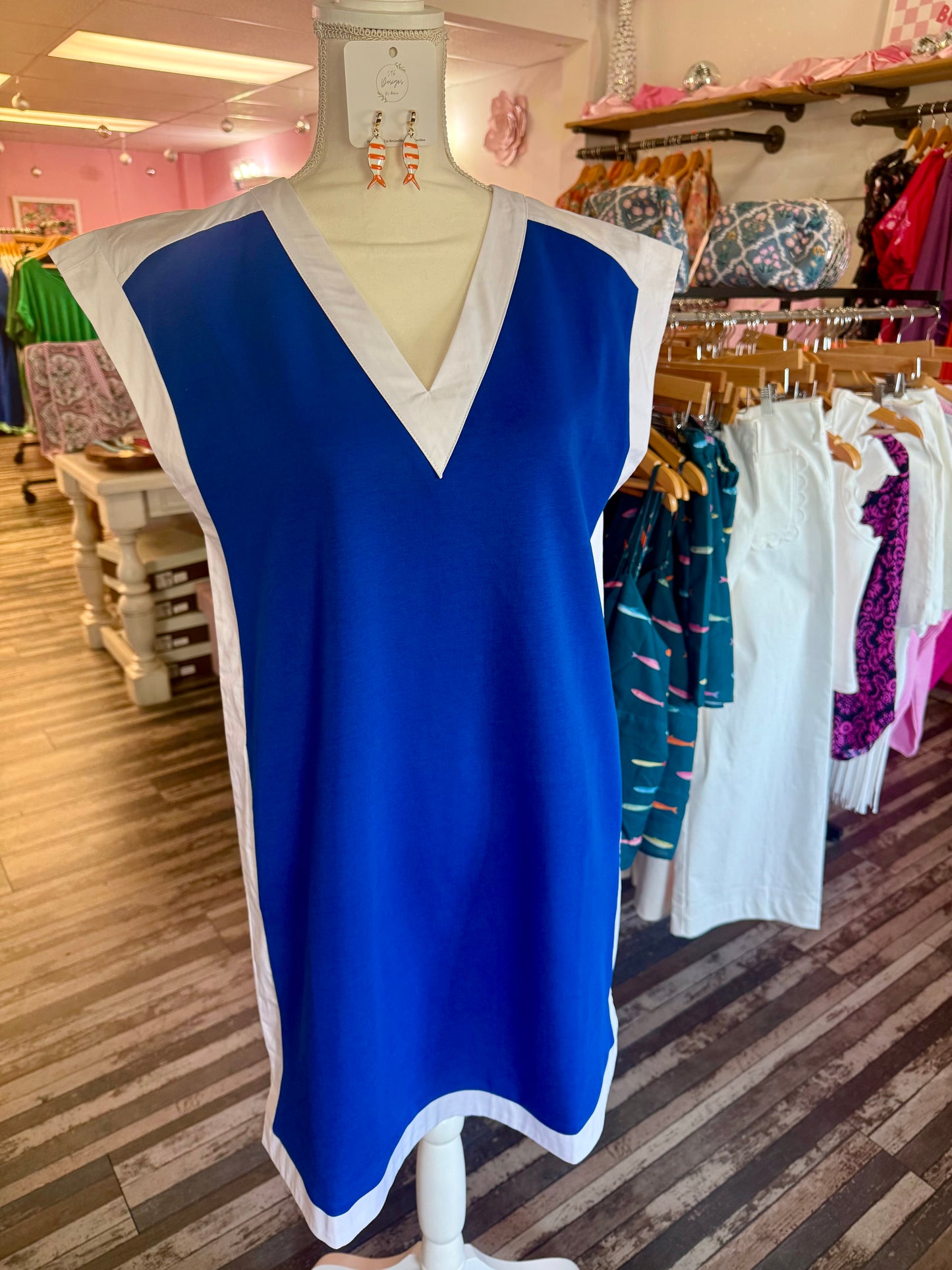 The Coastal Contrast Dress