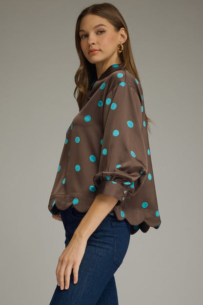 Polka Pop Top