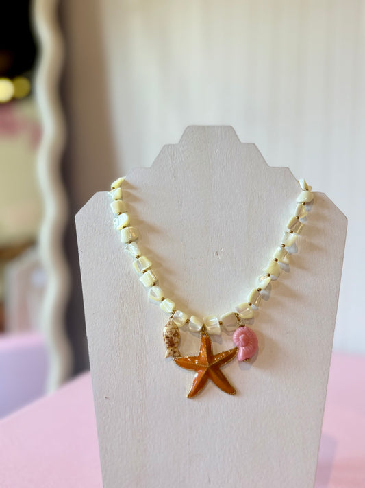 Starfish Social Necklace