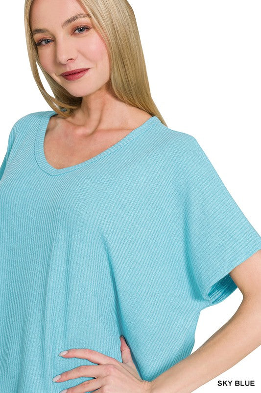 Zenana Lightweight Ribbed Top