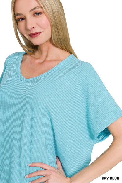 Zenana Lightweight Ribbed Top