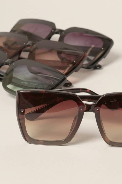 Tinted Lenses Square Sunglasses for Women