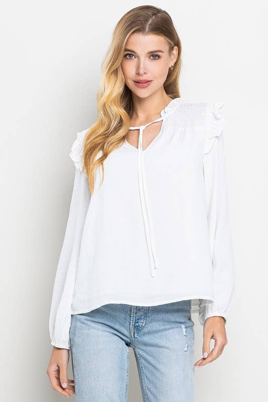 CT8436-Flowy Blouse