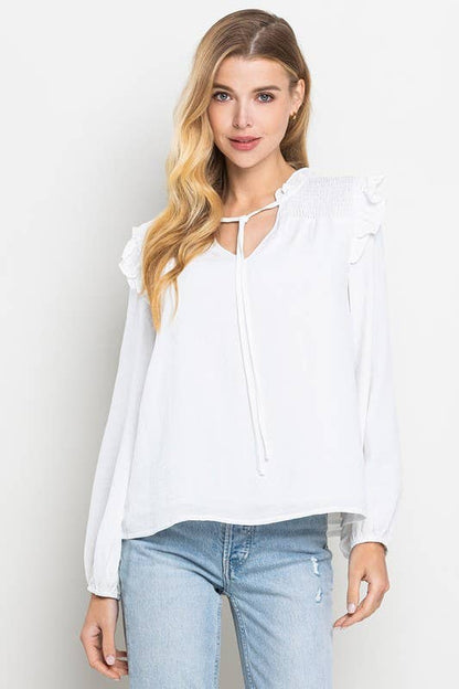 CT8436-Flowy Blouse