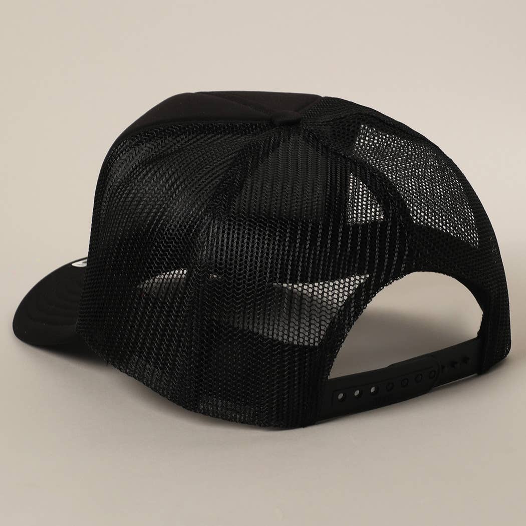 Save Water Drink Tequila Glitter Text Logo Mesh Back Cap