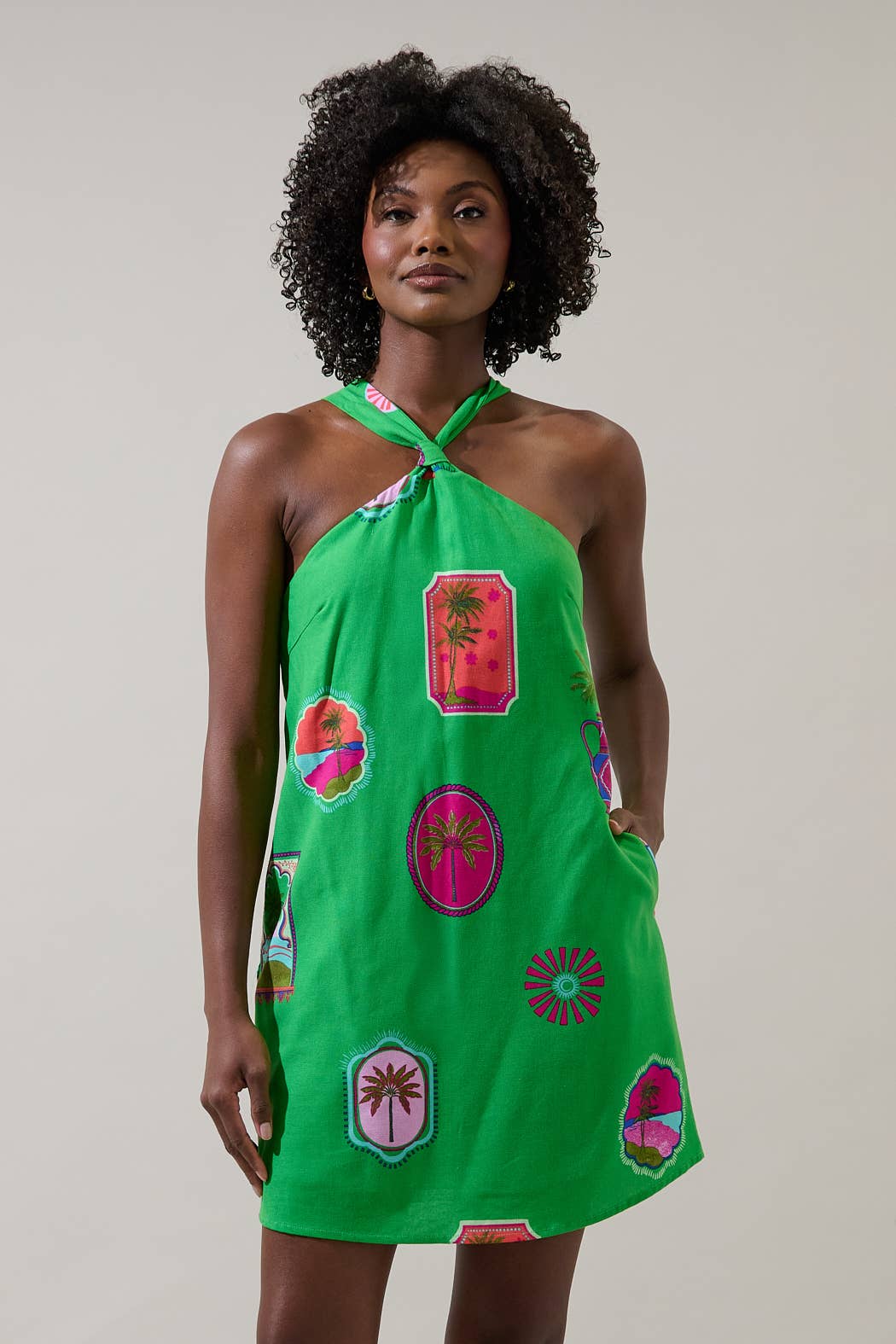 Postcard Pop Dress