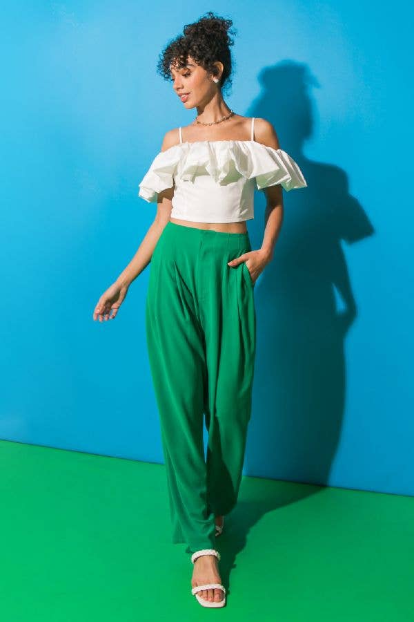 A solid woven top-IT12101