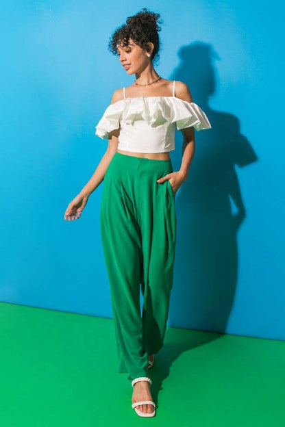 A solid woven top-IT12101