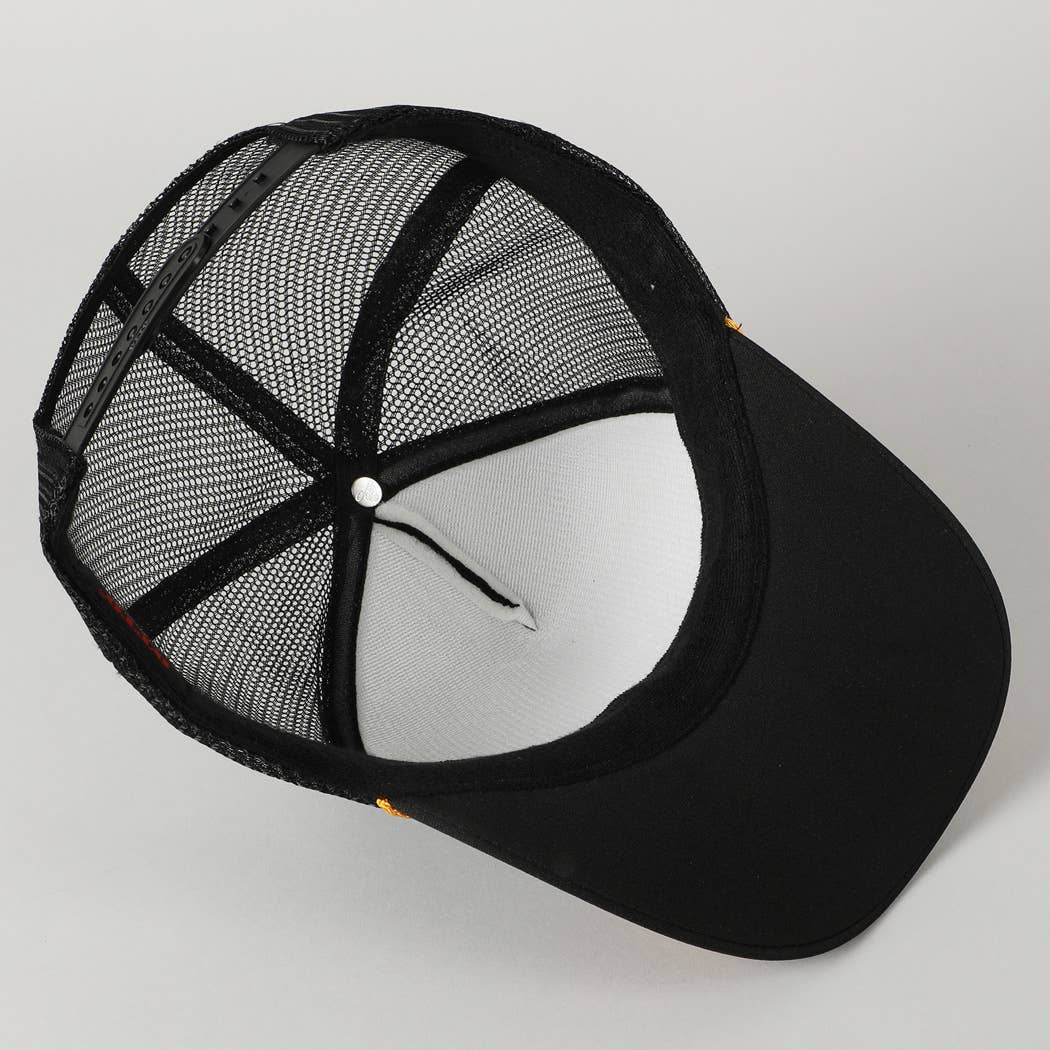 Hot Girls Hit Curbs Glitter Logo Foam Trucker Hat