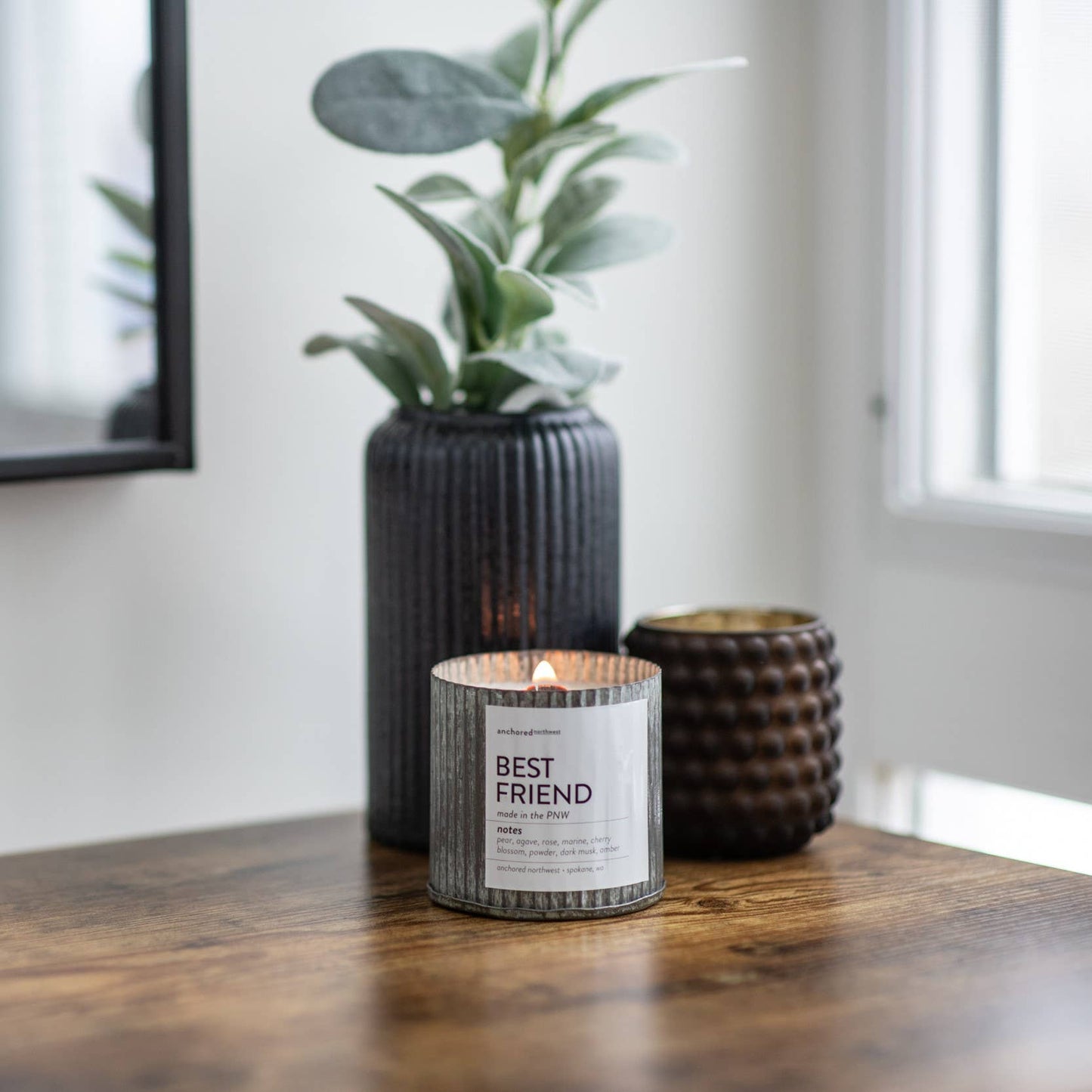 Spruce It up Rustic Vintage Farmhouse Wood Wick Candle - Christmas