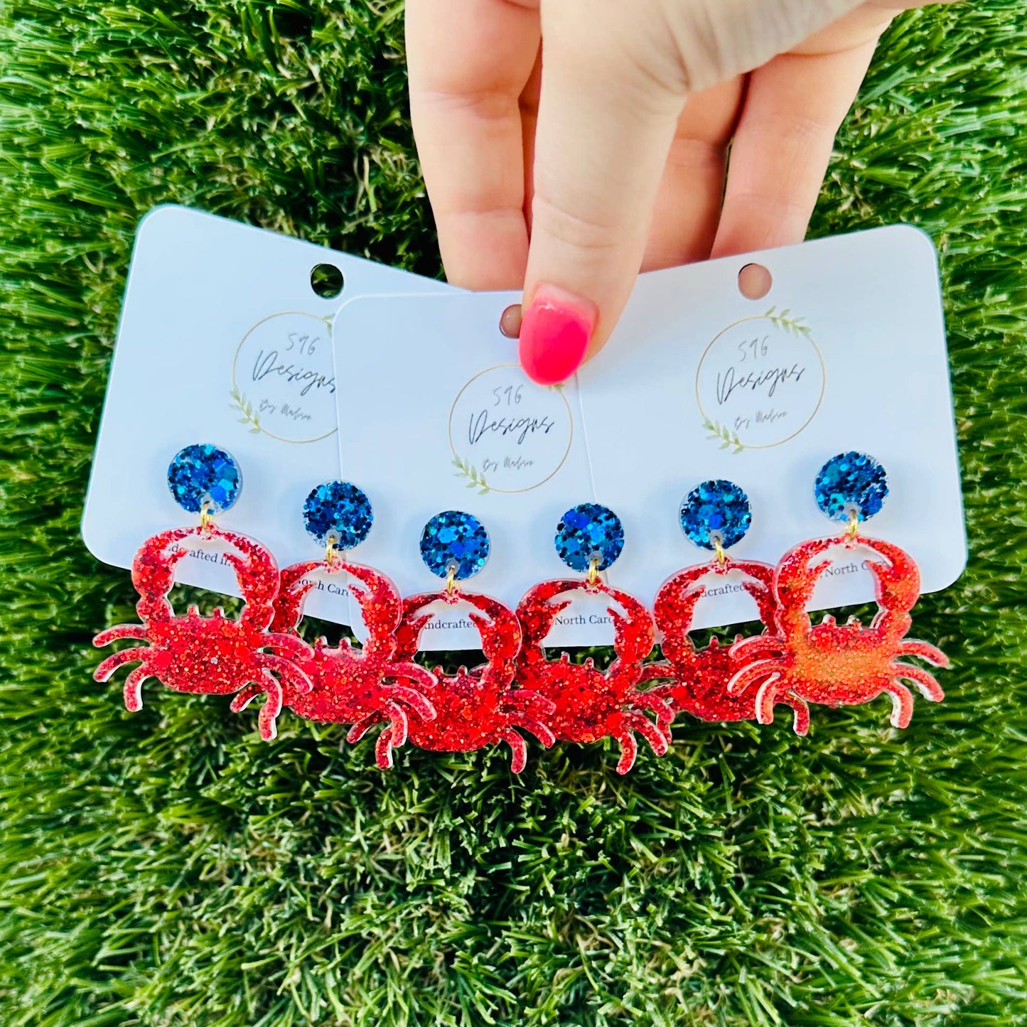 Crab Statement Earrings