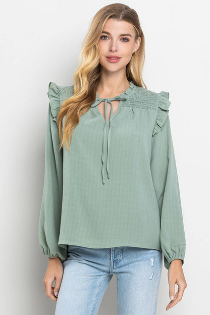 CT8436-Flowy Blouse