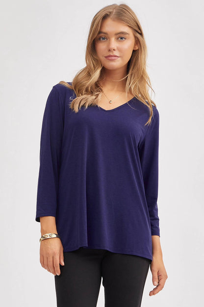 Classic Wrinkle-Free V-Neck Top SD-VNECK