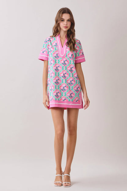 Harbor Bloom Shift Dress
