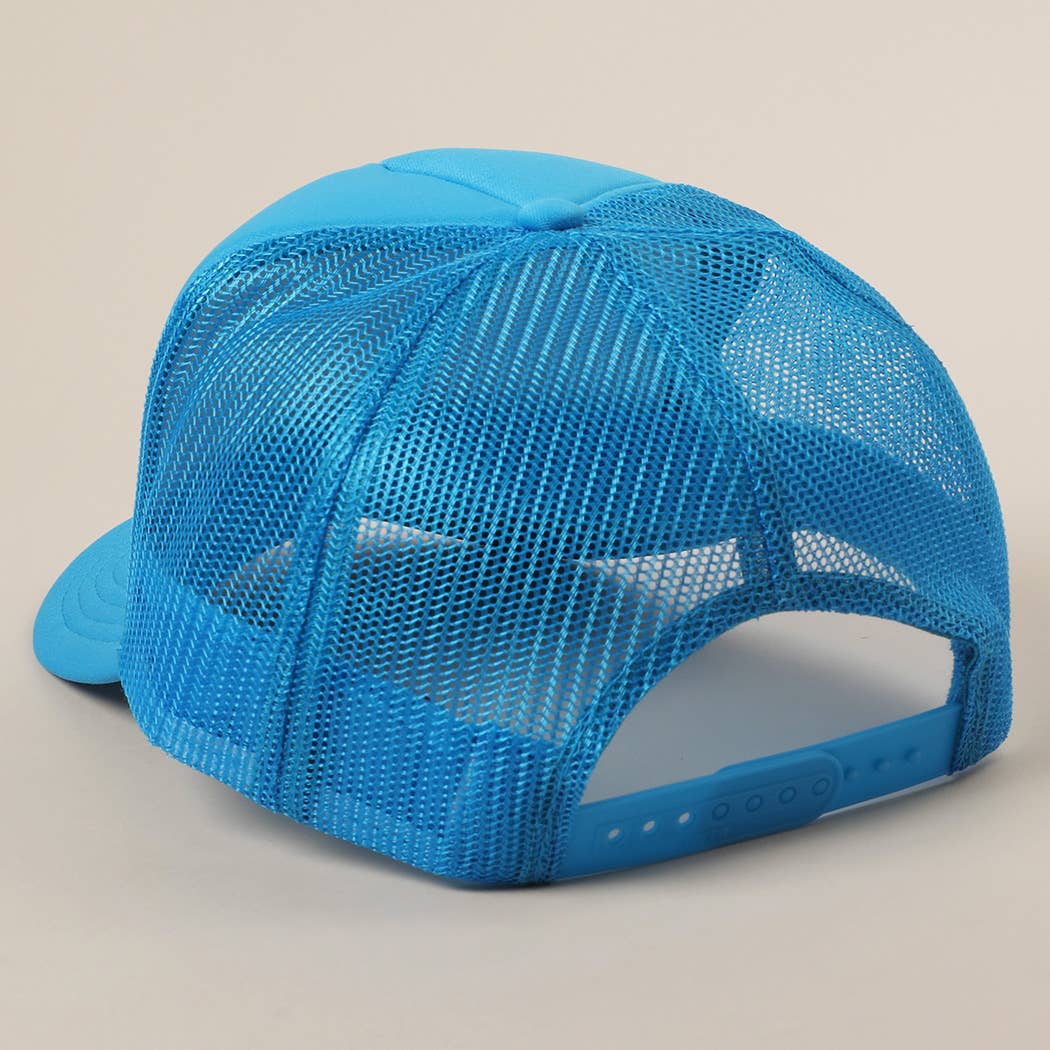 Margs Now, Regret Later Text Printed Mesh Back Cap