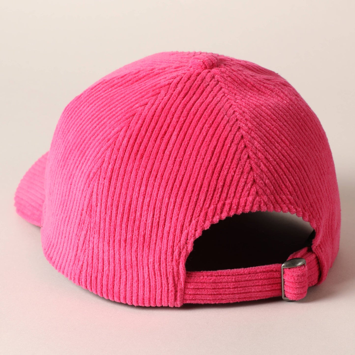 Football Game Day Chenille Patch Corduroy Cap