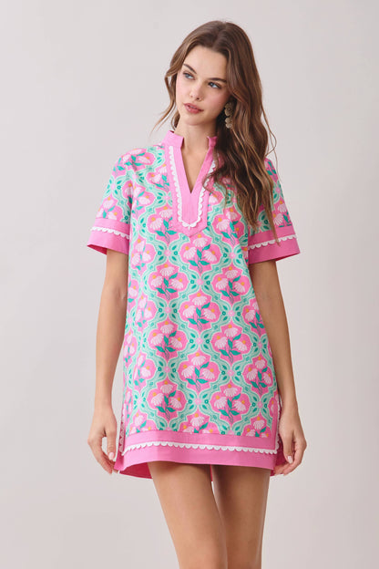 Harbor Bloom Shift Dress