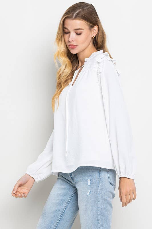 CT8436-Flowy Blouse