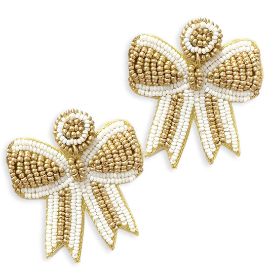 Gold Bow Earrings