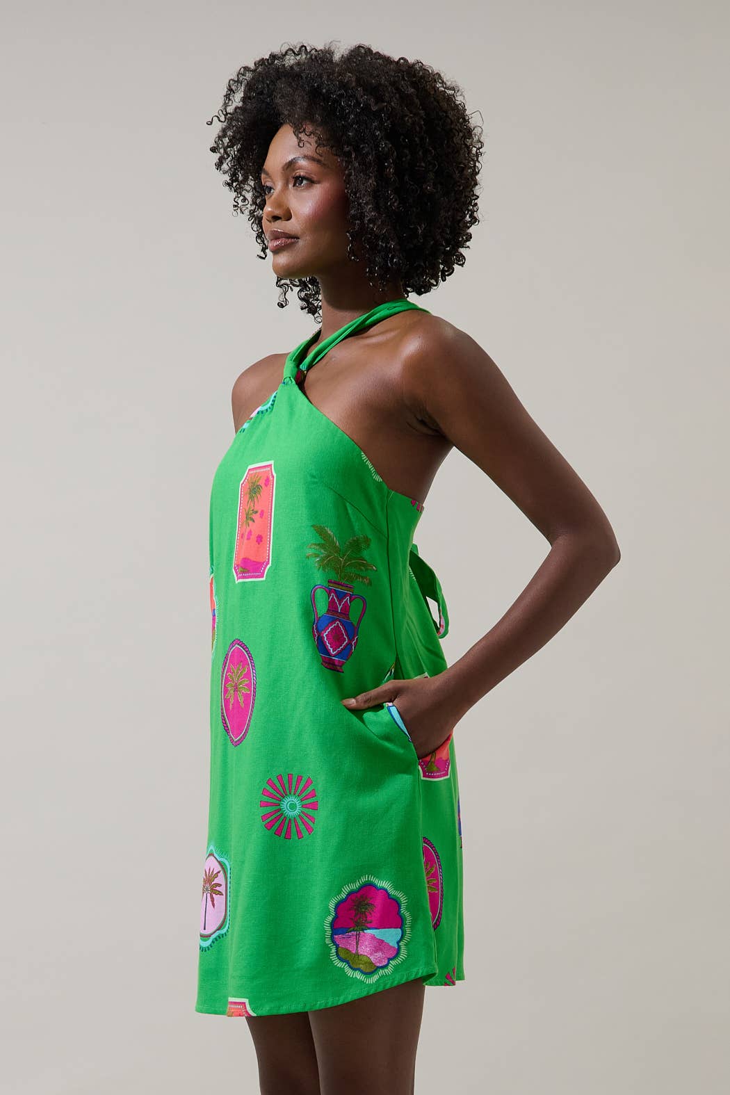 Postcard Pop Dress