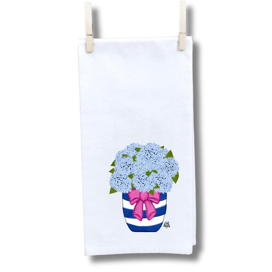 Hydragea Jar Towel