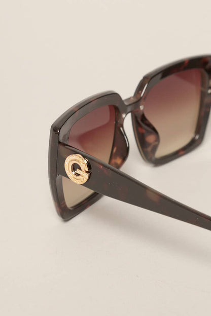 Tinted Lenses Square Sunglasses for Women