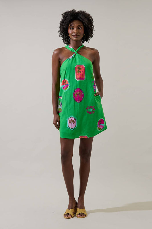 Postcard Pop Dress