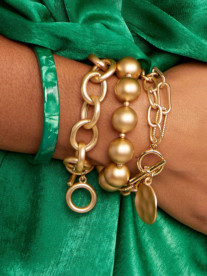 Chunky Matte Stretch Bracelet