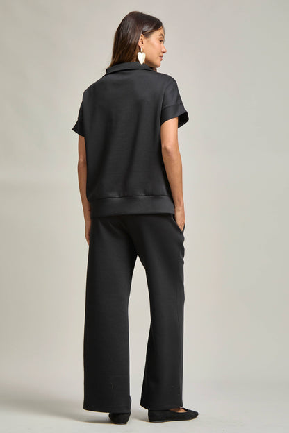 Short Sleeve Quarter Zip + Pants Modal Set TRVSET-CATALINA