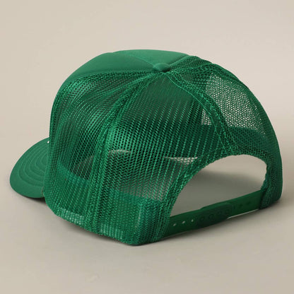 Save Water Drink Tequila Glitter Text Logo Mesh Back Cap