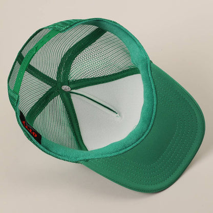 Pretty Girls Love Boys With Boats Text Print Mesh Back Cap