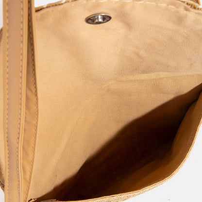 Tight Woven Envelope Clutch Bag