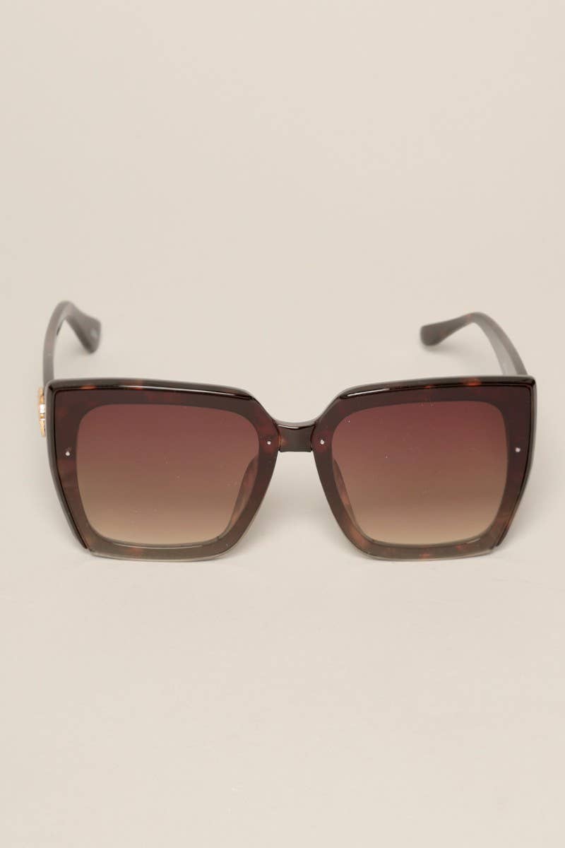 Tinted Lenses Square Sunglasses for Women