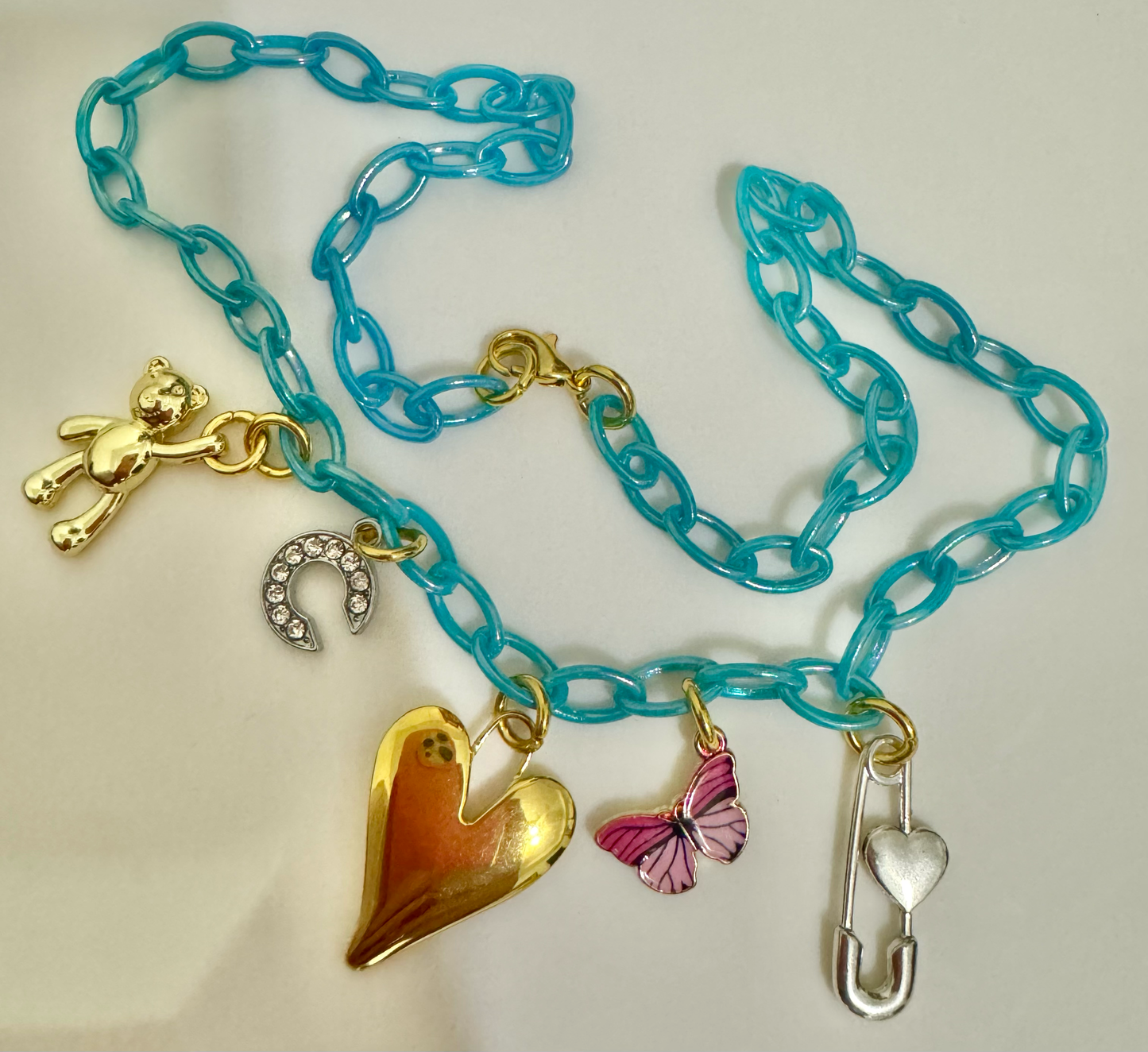 Multicolor Trendy Charm Necklace 