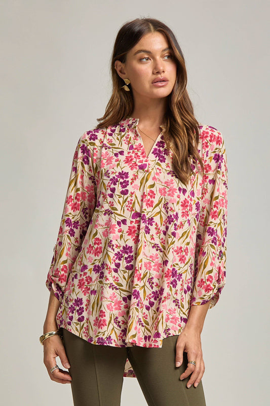 3/4 Sleeve Lizzy Top